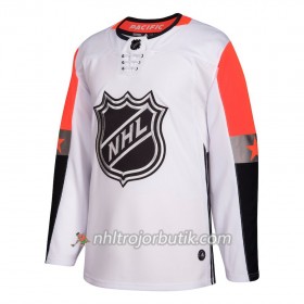 Män Ishockey 2018 NHL All-Star Tröja Pacific Division Blank Adidas Vit Authentic